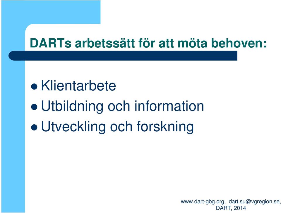Klientarbete Utbildning