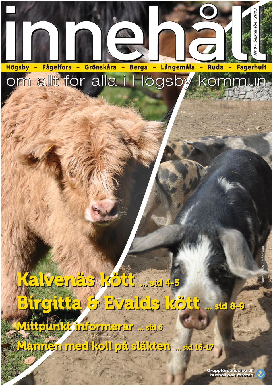 Kalvenäs kött... sid sid 4-5 4-5 Birgitta & Evalds kött.