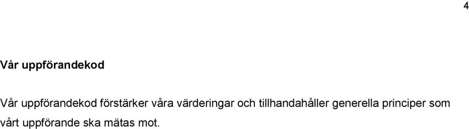 värderingar och tillhandahåller