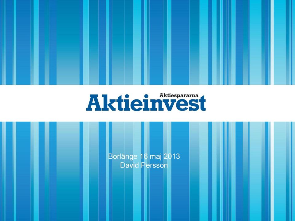 Aktieinvest FK AB,