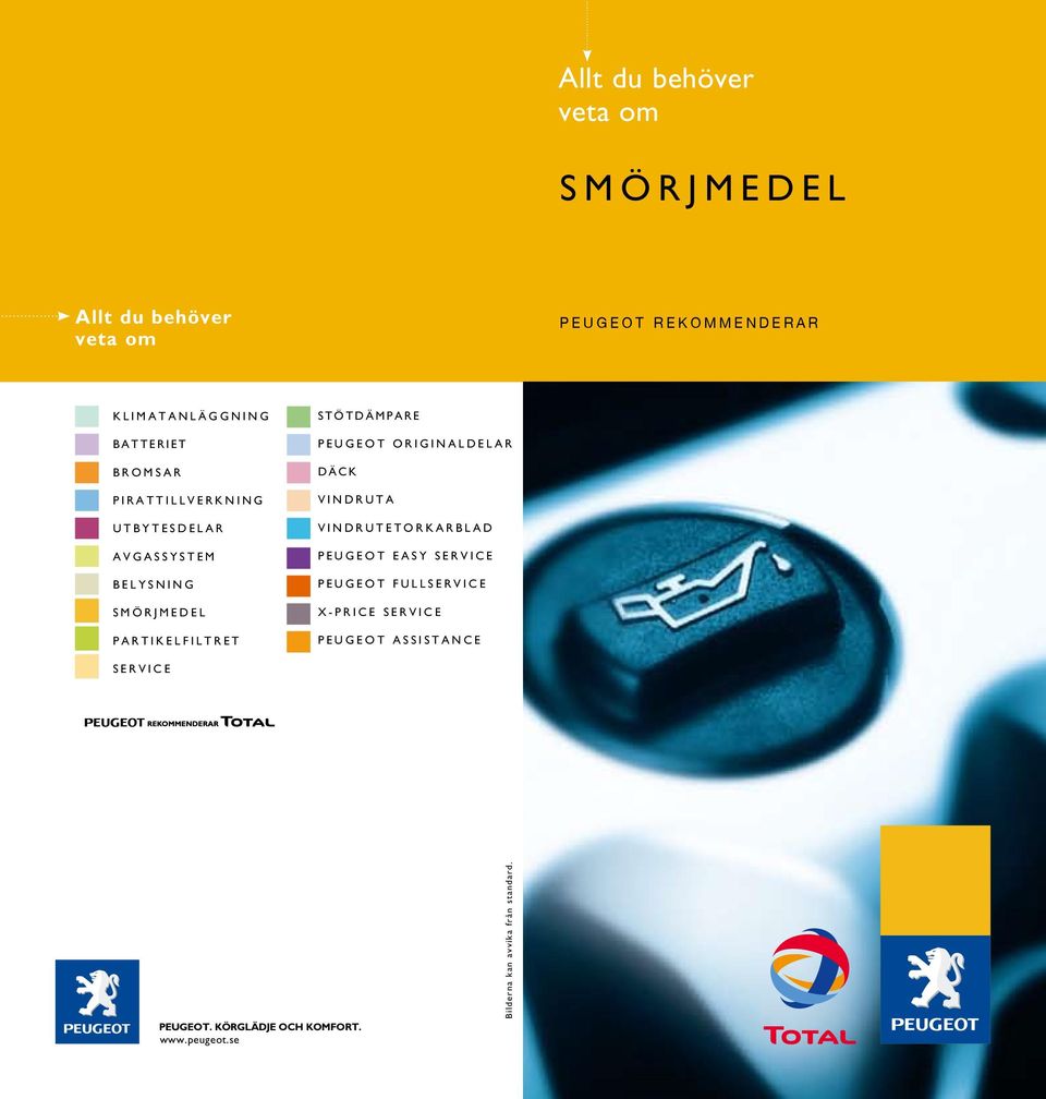 ORIGINALDELAR DÄCK VINDRUTA VINDRUTETORKARBLAD PEUGEOT EASY SERVICE PEUGEOT FULLSERVICE X-PRICE