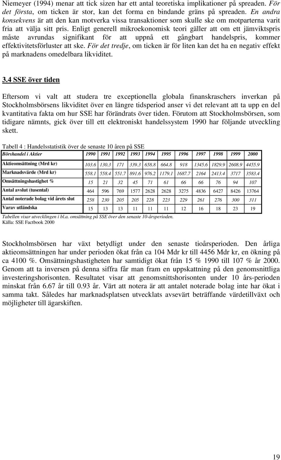 Enligt generell mikroekonomisk teori gäller att om ett jämviktspris måste avrundas signifikant för att uppnå ett gångbart handelspris, kommer effektivitetsförluster att ske.