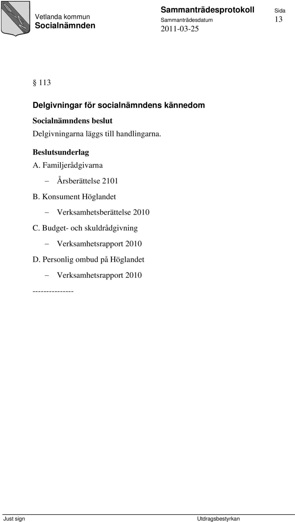 Familjerådgivarna Årsberättelse 2101 B.