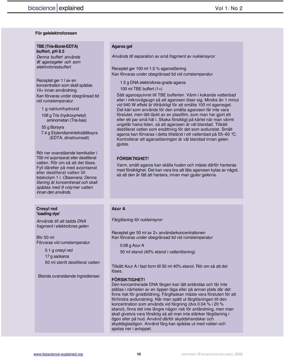 natriumhydroxid 108 g Tris (hydroxymetyl) aminometan (Tris-bas) 55 g Borsyra 7.
