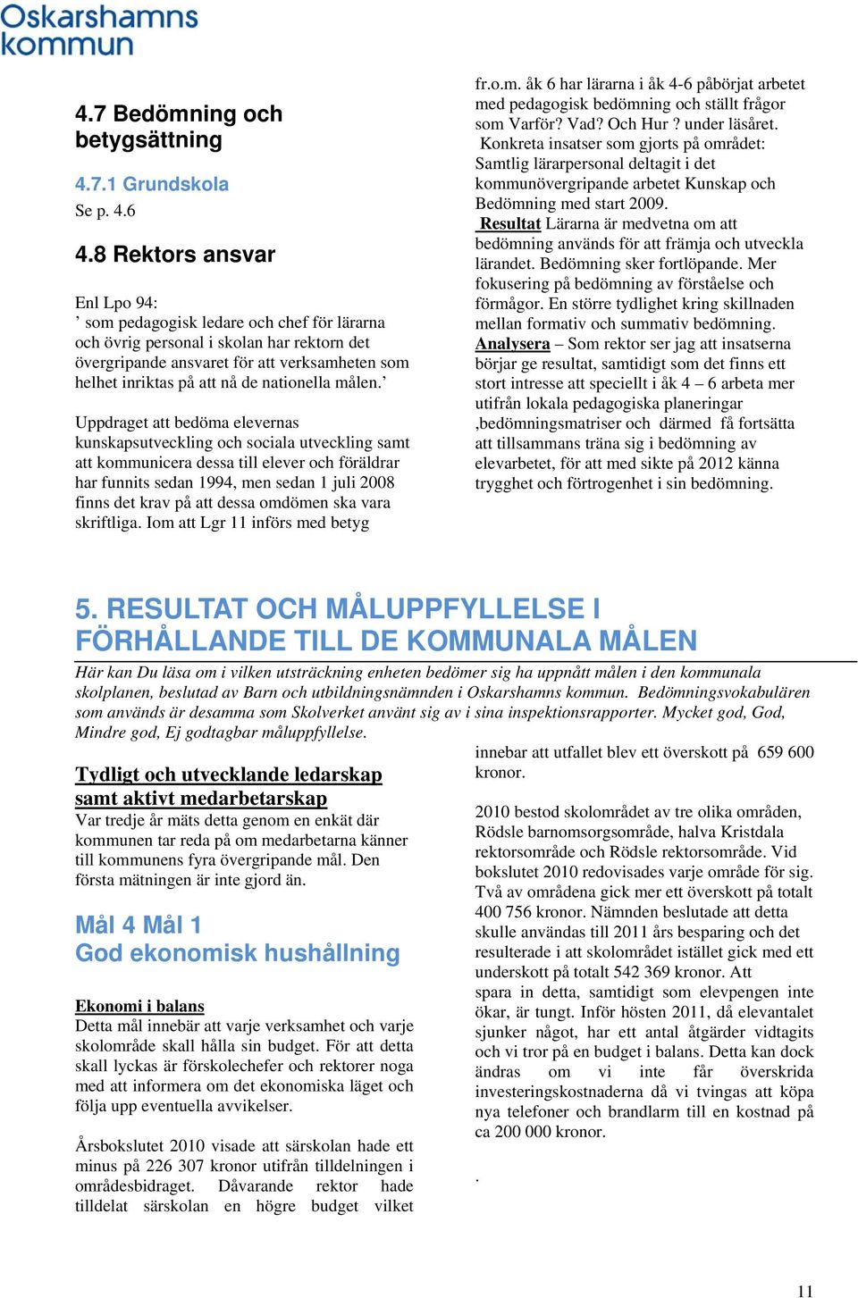 nationella målen.