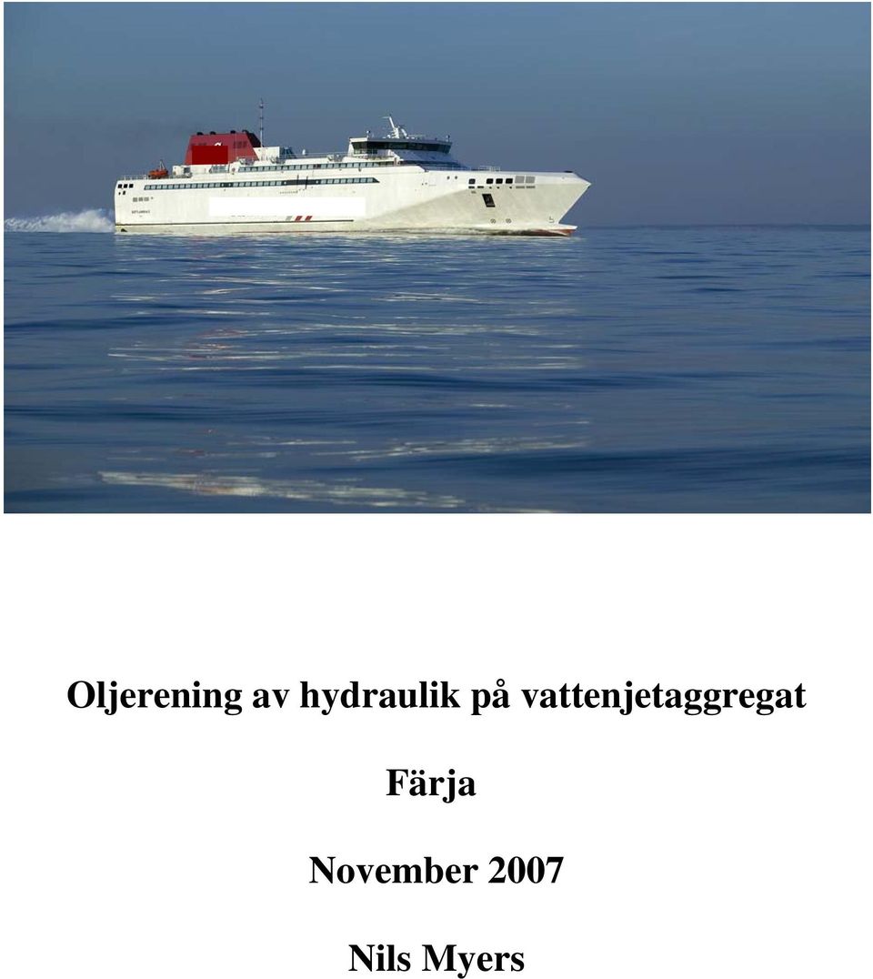 vattenjetaggregat