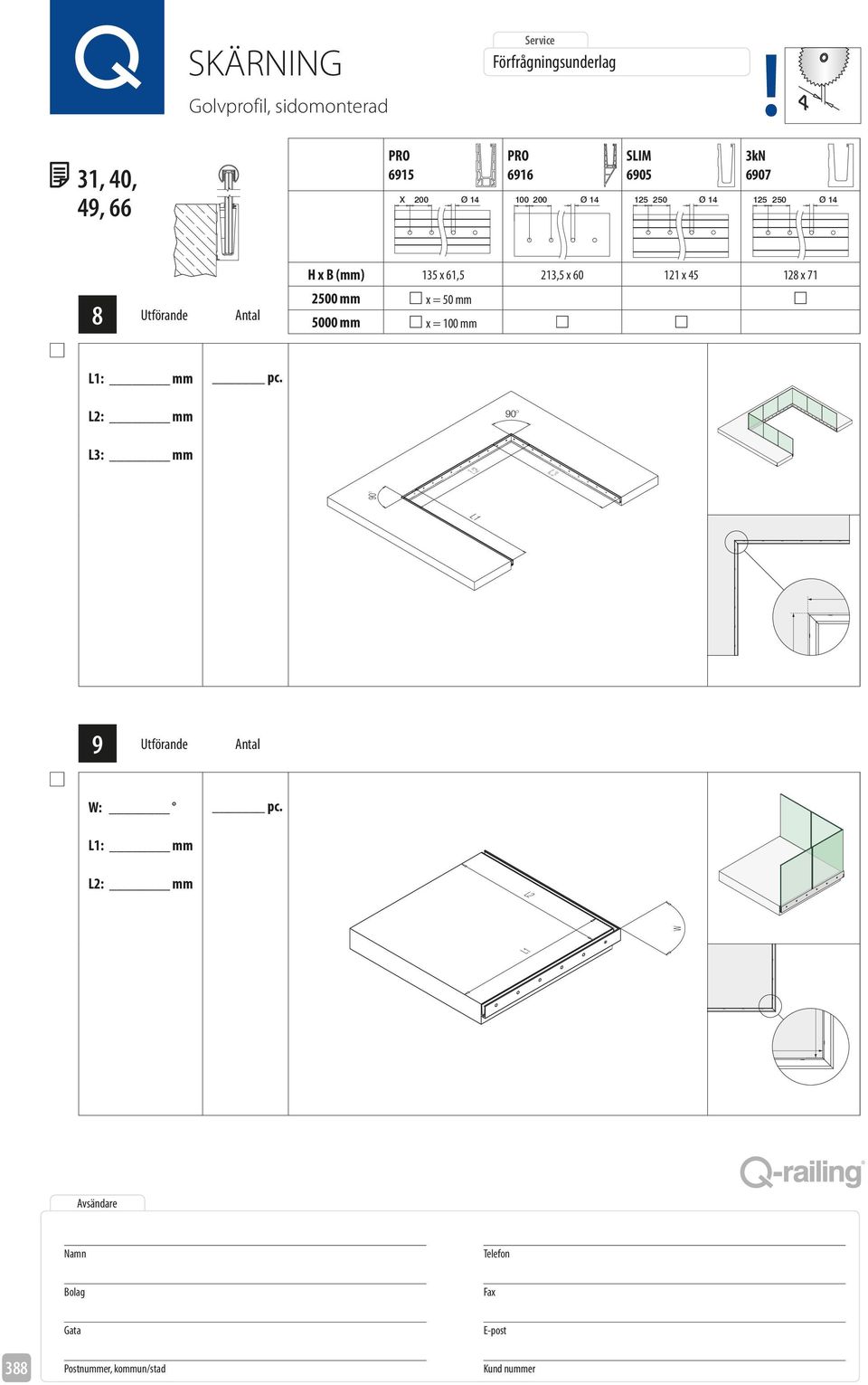 250 Ø 1 125 250 Ø 1 H x B (mm) 135 x 61,5