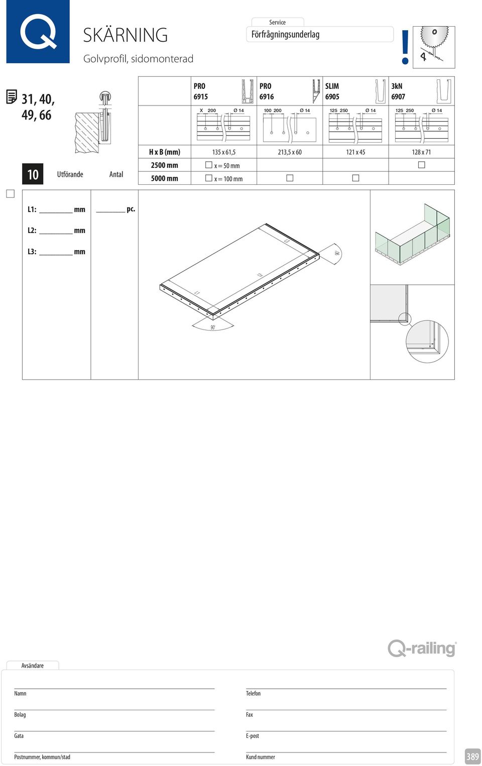 250 Ø 1 125 250 Ø 1 H x B (mm) 135 x 61,5