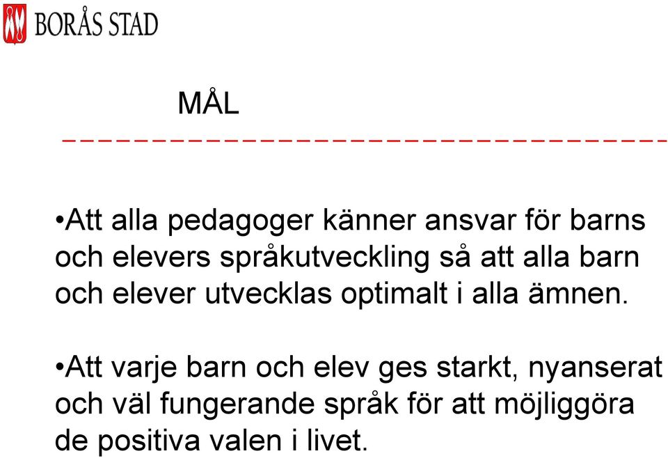 i alla ämnen.