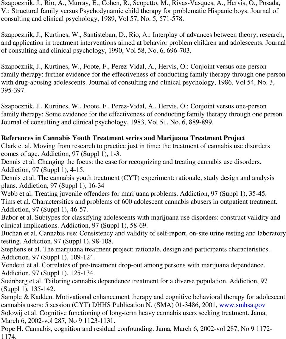 : Interplay of advances between theory, research, and application in treatment interventions aimed at behavior problem children and adolescents.