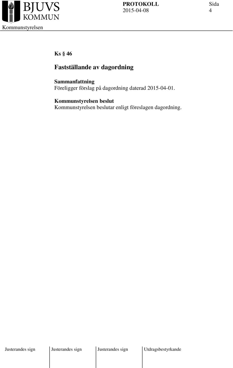 dagordning daterad 2015-04-01.