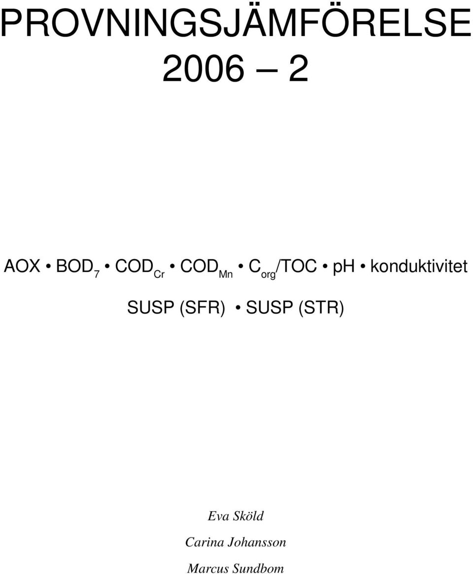 konduktivitet SUSP (SFR) SUSP (STR)