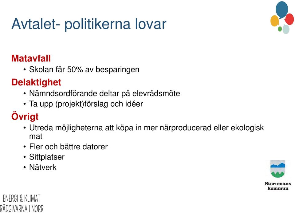 (projekt)förslag och idéer Övrigt Utreda möjligheterna att köpa in