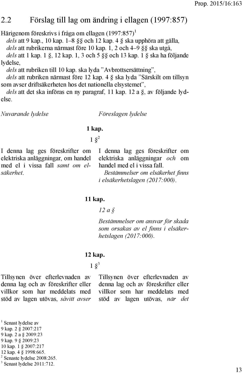 ska lyda Avbrottsersättning, dels att rubriken närmast före 12 kap.