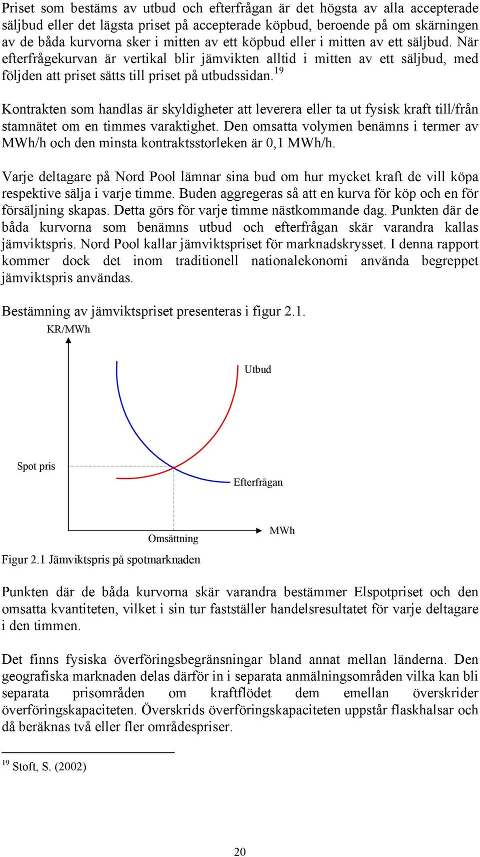 19 Kontrakten som handlas är skyldigheter att leverera eller ta ut fysisk kraft till/från stamnätet om en timmes varaktighet.