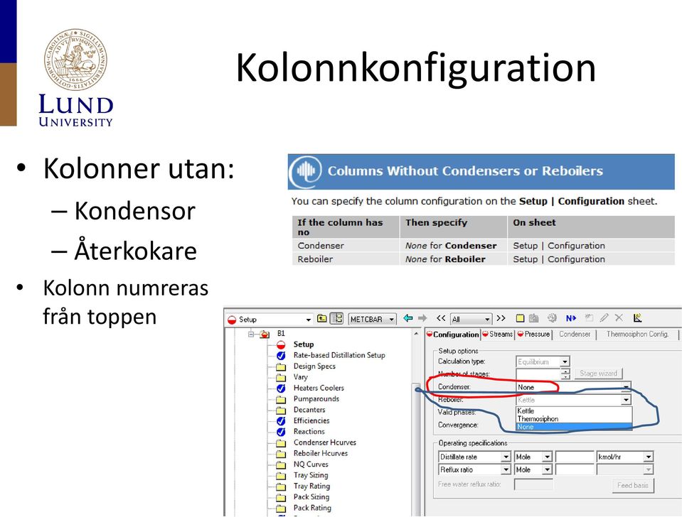 Kondensor Återkokare