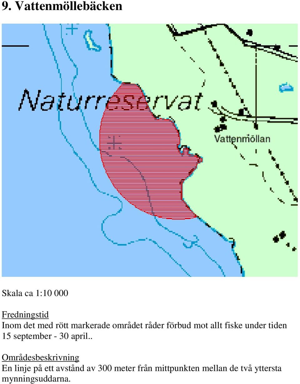 En linje på ett avstånd av 300