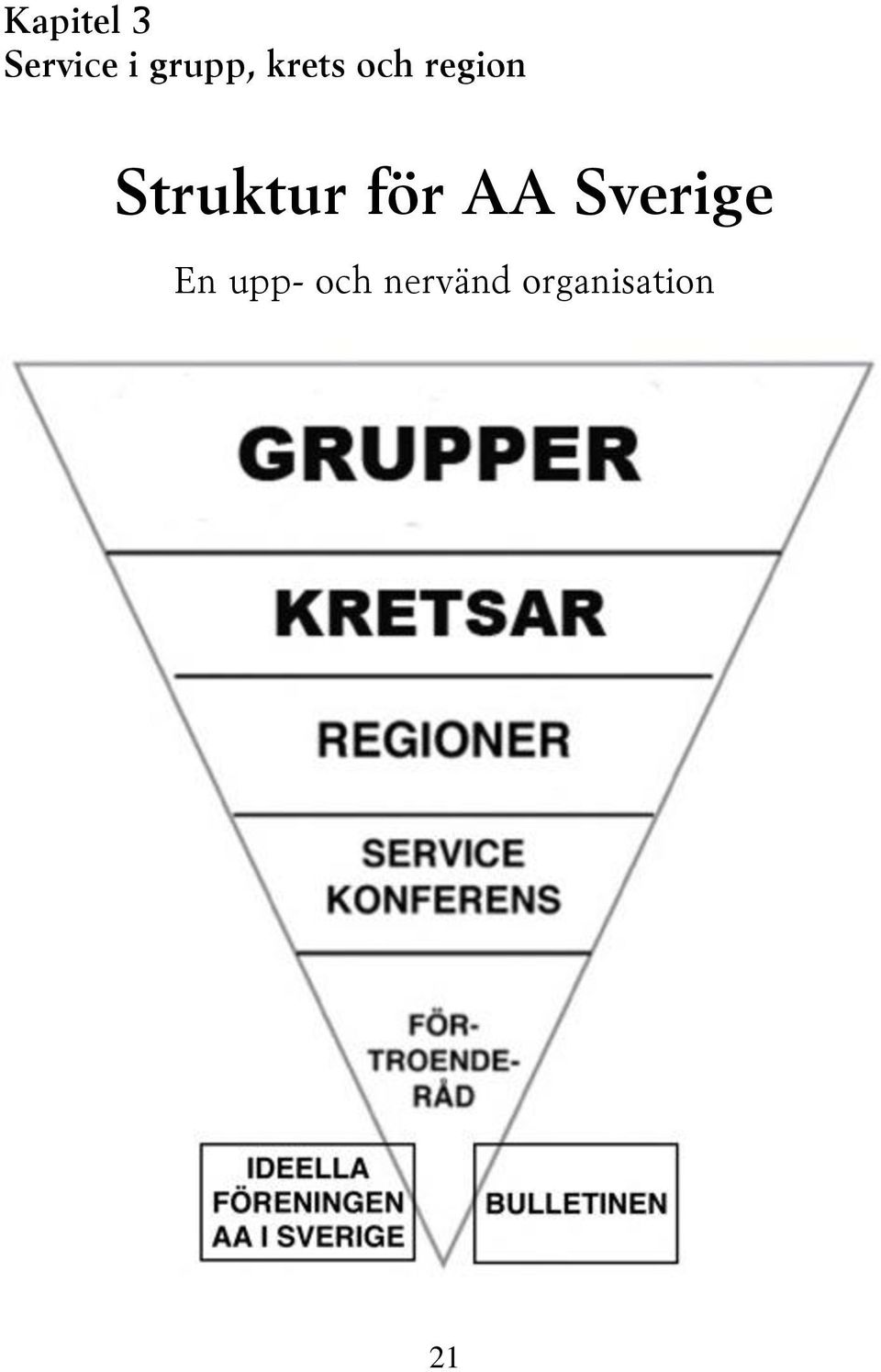 Struktur för AA Sverige