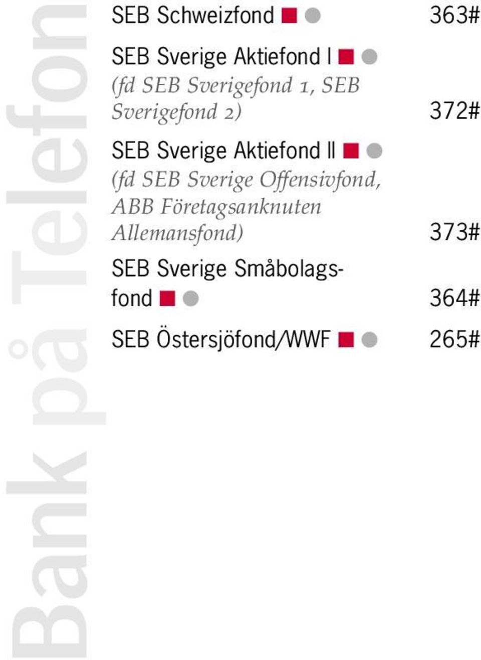 II (fd SEB Sverige Offensivfond, ABB Företagsanknuten