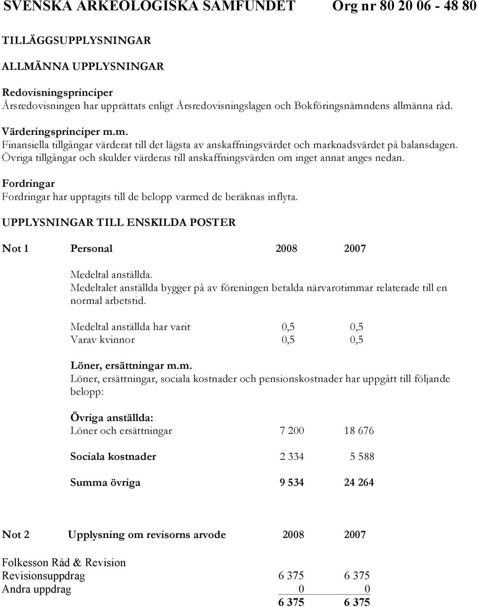 Övriga tillgångar och skulder värderas till anskaffningsvärden om inget annat anges nedan. Fordringar Fordringar har upptagits till de belopp varmed de beräknas inflyta.