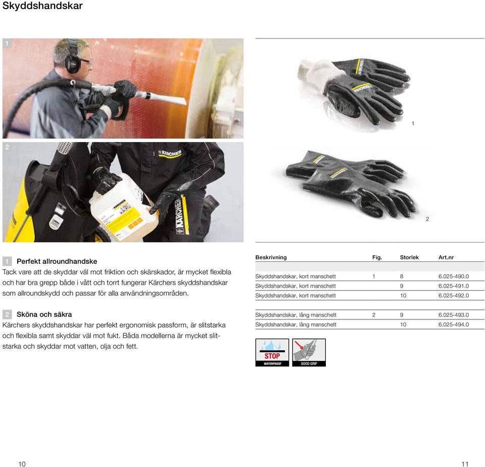 0 Skyddshandskar, kort manschett 9 6.025-49.0 Skyddshandskar, kort manschett 0 6.025-492.