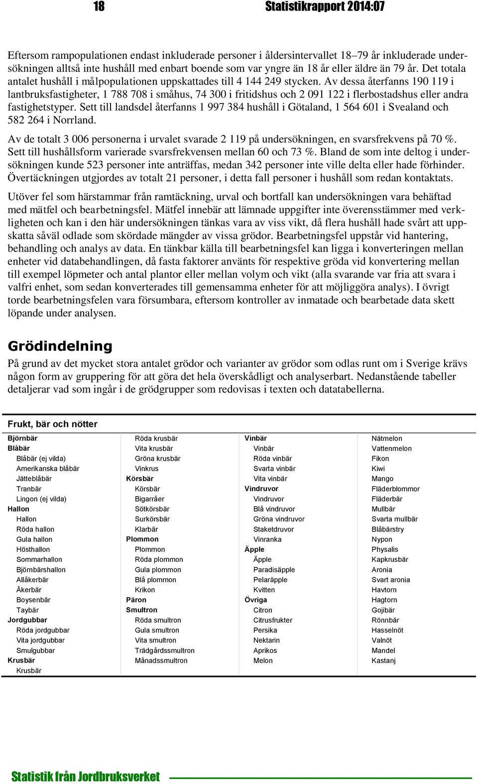 Av dessa återfanns 190 119 i lantbruksfastigheter, 1 788 708 i småhus, 74 300 i fritidshus och 2 091 122 i flerbostadshus eller andra fastighetstyper.