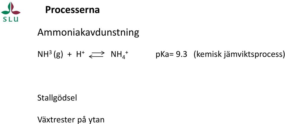 + H + NH 4 + pka= 9.