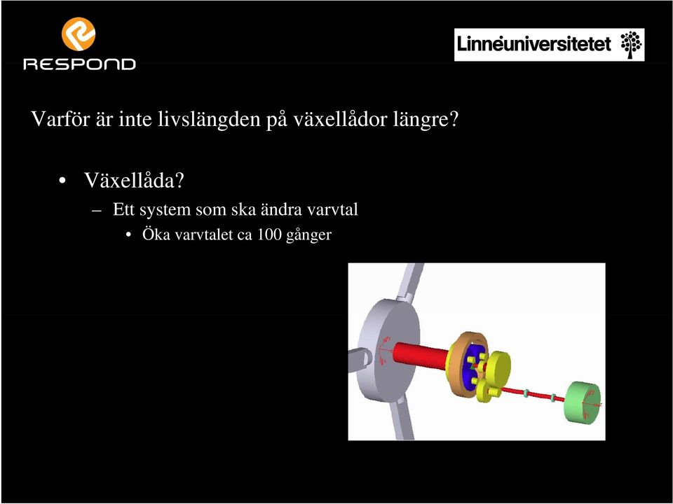 Ett system som ska ändra