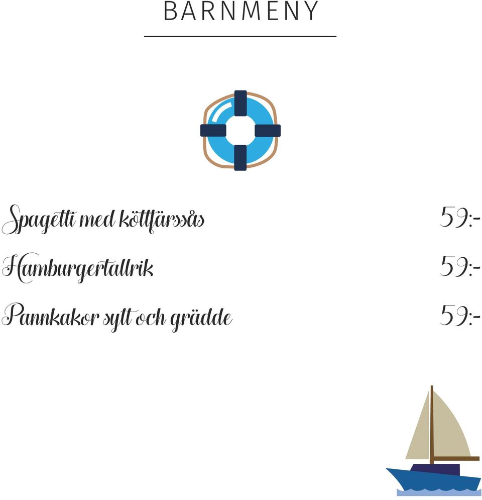Hamburgertallrik 59:-