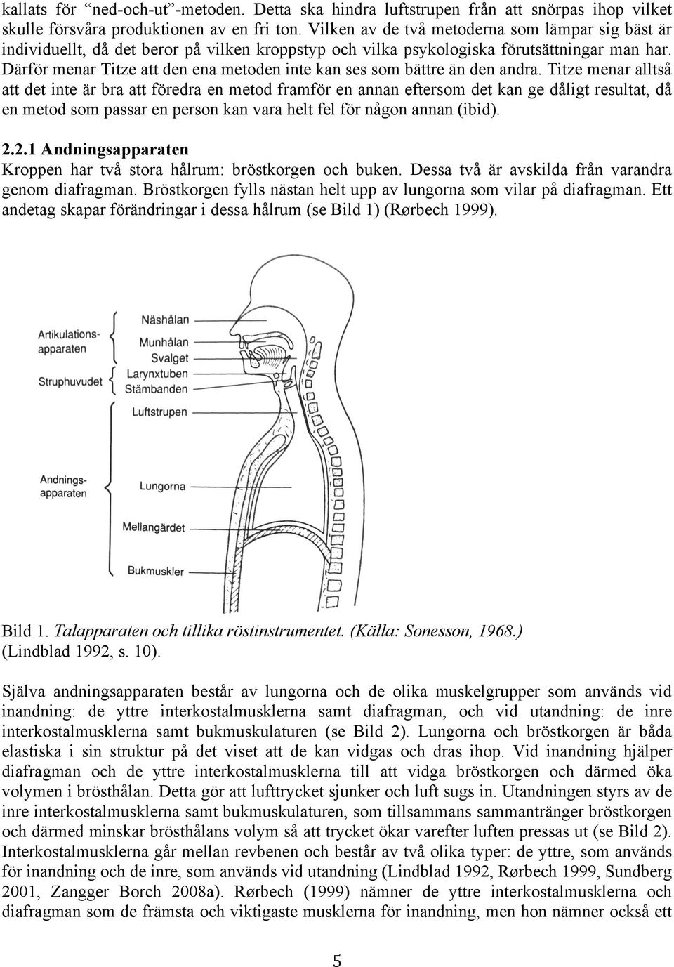 Därför menar Titze att den ena metoden inte kan ses som bättre än den andra.