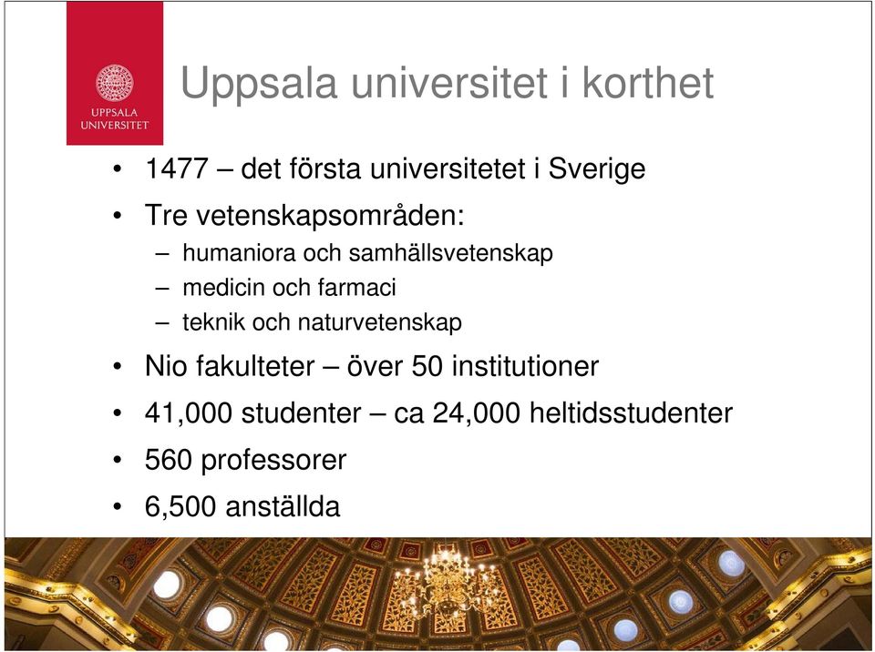 farmaci teknik och naturvetenskap Nio fakulteter över 50 institutioner