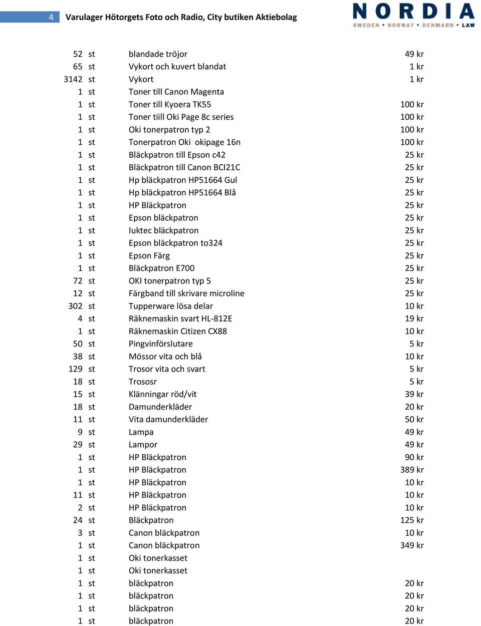 BCI21C 25 kr 1 st Hp bläckpatron HP51664 Gul 25 kr 1 st Hp bläckpatron HP51664 Blå 25 kr 1 st HP Bläckpatron 25 kr 1 st Epson bläckpatron 25 kr 1 st Iuktec bläckpatron 25 kr 1 st Epson bläckpatron