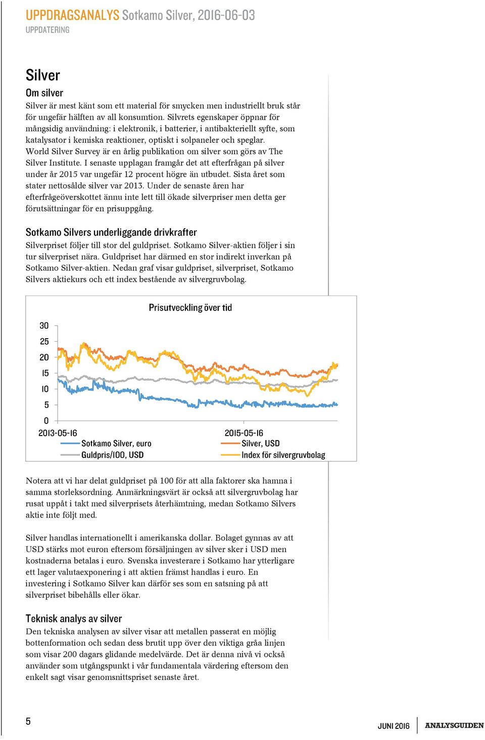 World Silver Survey är en årlig publikation om silver som görs av The Silver Institute. I senaste upplagan framgår det att efterfrågan på silver under år 2015 var ungefär 12 procent högre än utbudet.