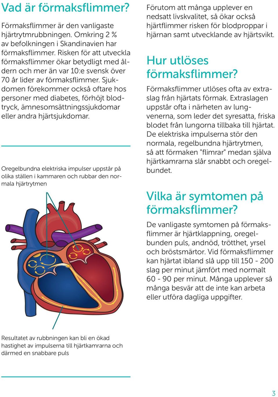 Sjukdomen förekommer också oftare hos personer med diabetes, förhöjt blodtryck, ämnesomsättningssjukdomar eller andra hjärtsjukdomar.