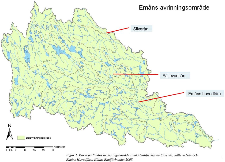 Emåförbundet samt identifiering av Silverån,