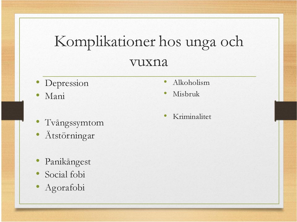 Ätstörningar Alkoholism Misbruk