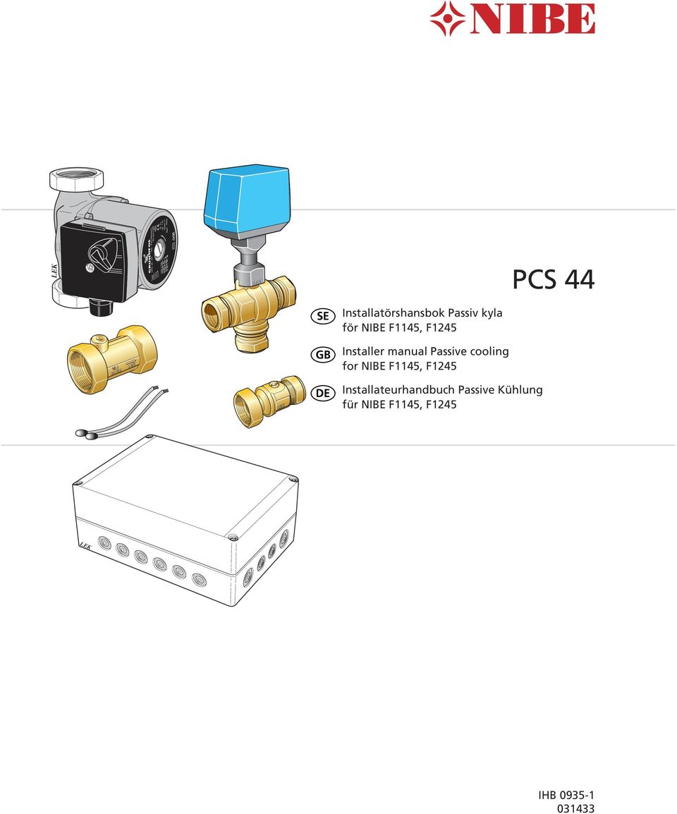 0bar EK Type UPS - 0 0 P/N: EK PCS SE G DE Installatörshansbok