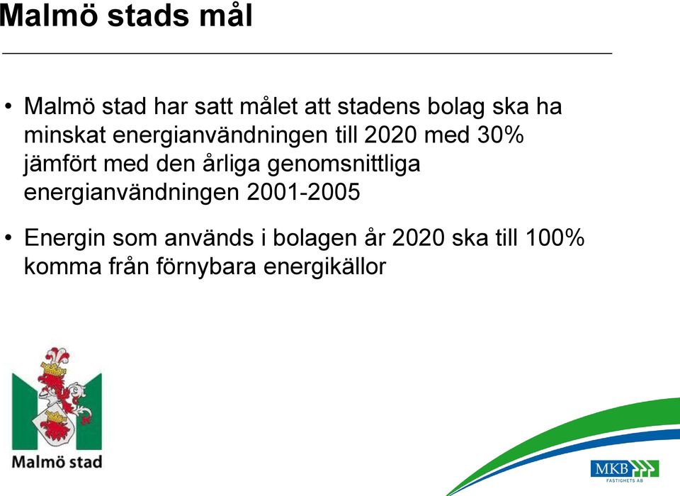 årliga genomsnittliga energianvändningen 2001-2005 Energin som