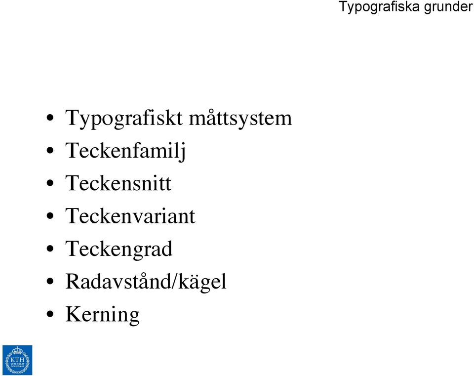 Teckenfamilj Teckensnitt