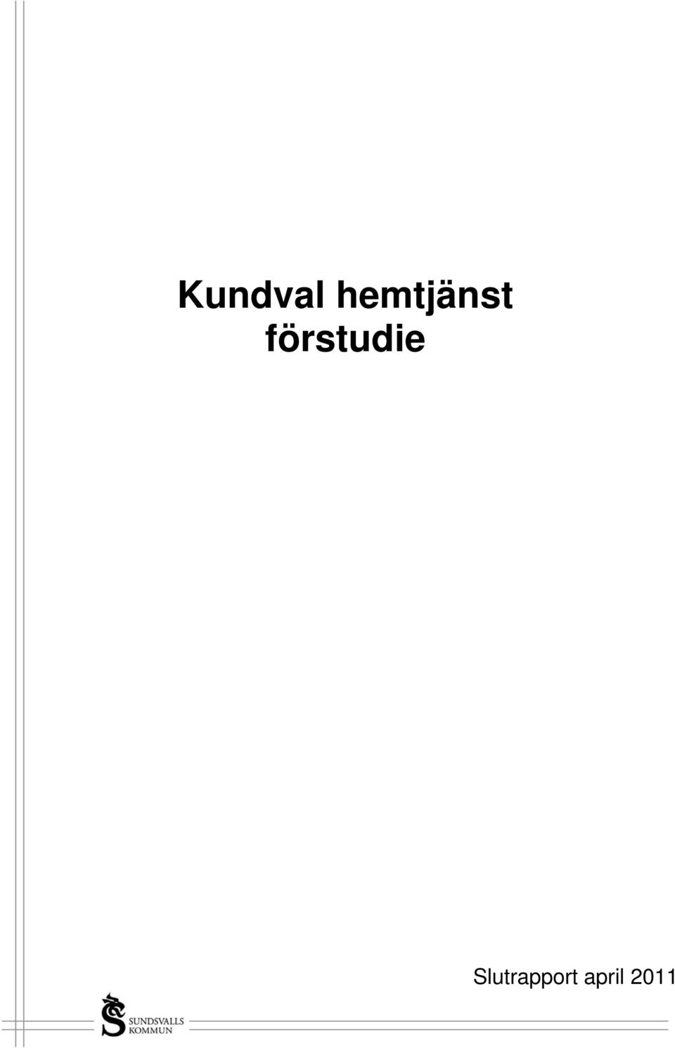 förstudie