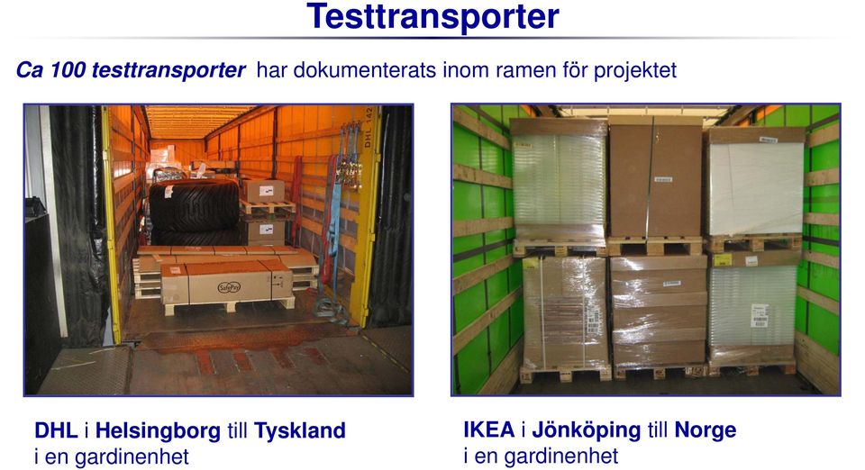 i Helsingborg till Tyskland i en