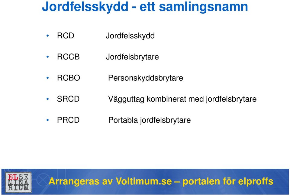 Personskyddsbrytare SRCD Vägguttag