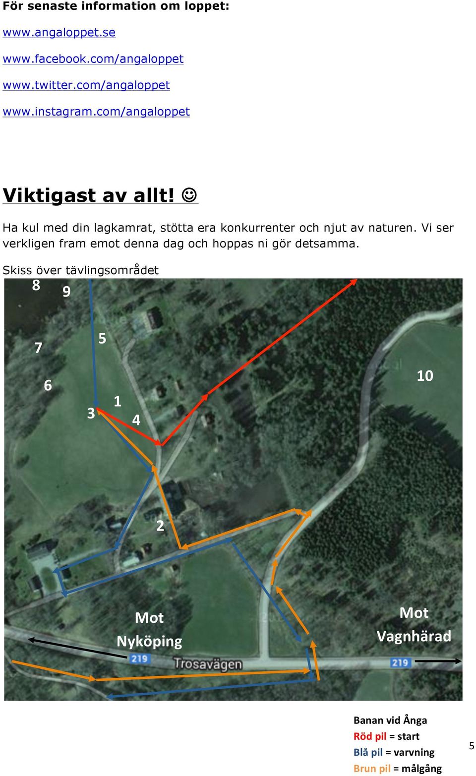 J Ha kul med din lagkamrat, stötta era konkurrenter och njut av naturen.