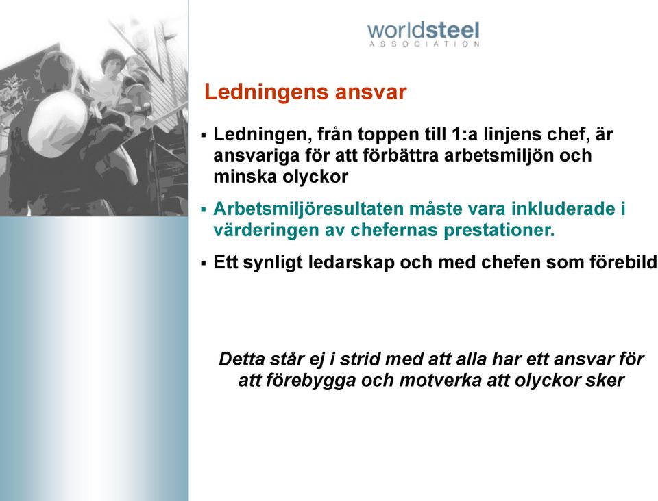 värderingen av chefernas prestationer.