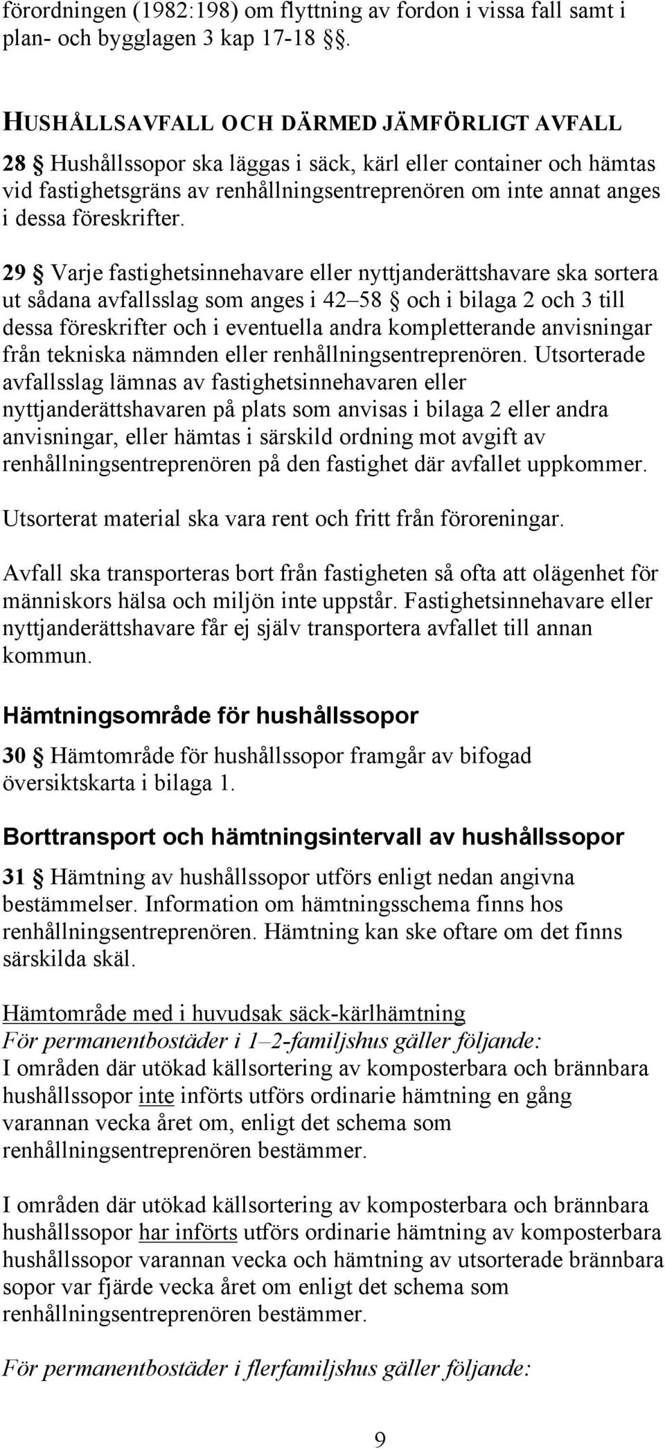 föreskrifter.