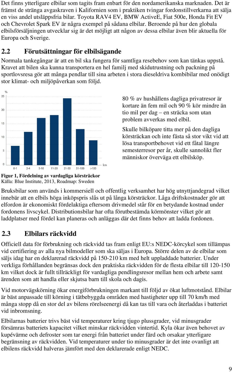 Toyota RAV4 EV, BMW ActiveE, Fiat 500e, Honda Fit EV och Chevrolet Spark EV är några exempel på sådana elbilar.