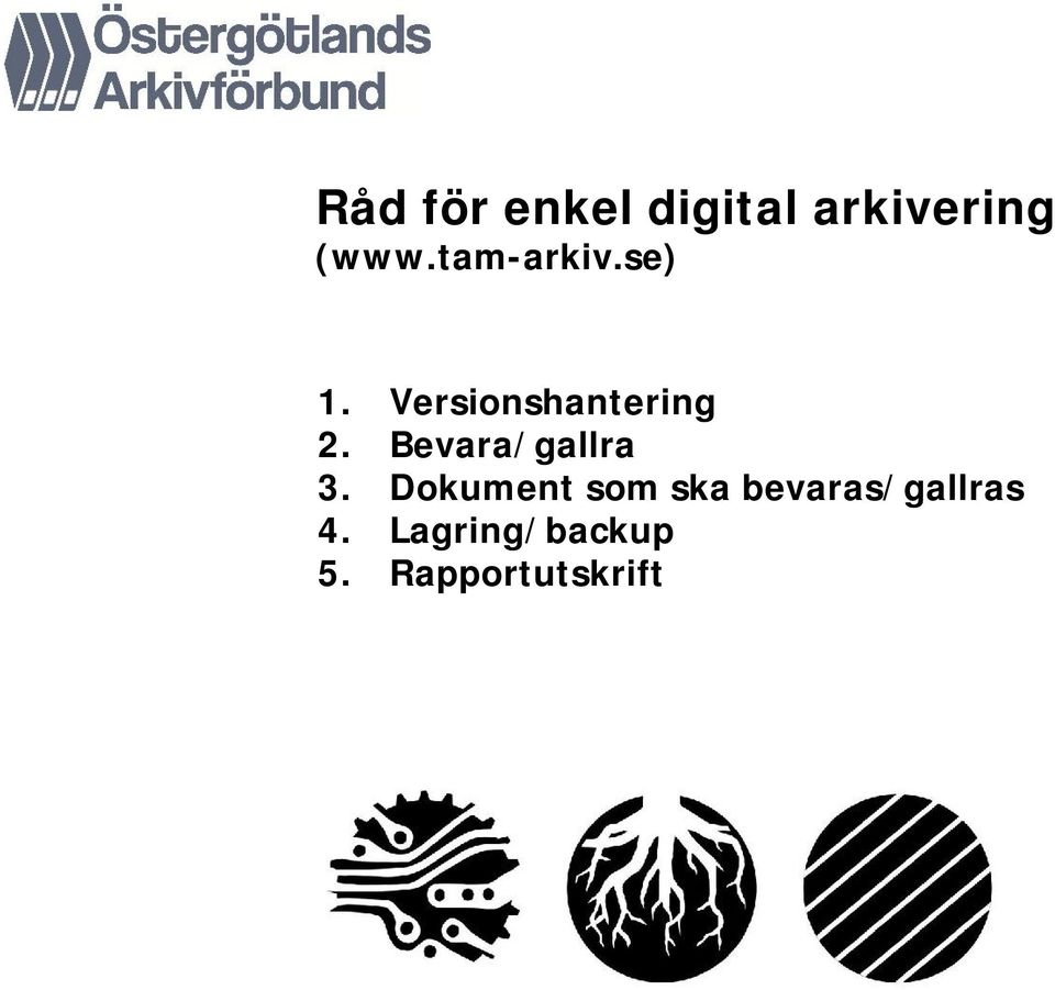 Versionshantering Bevara/gallra Dokument