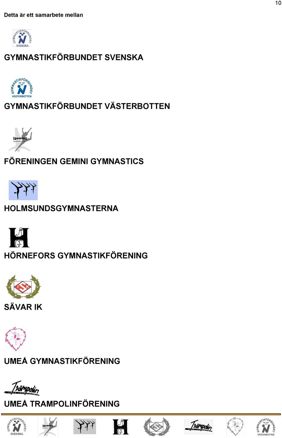 GEMINI GYMNASTICS HOLMSUNDSGYMNASTERNA HÖRNEFORS