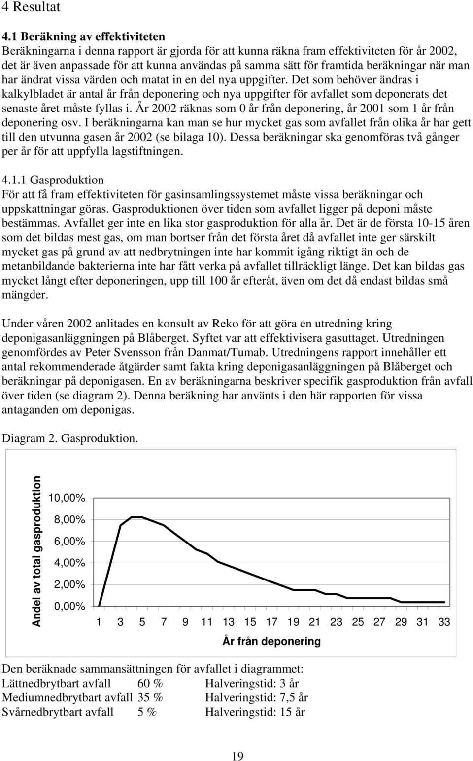 beräkningar när man har ändrat vissa värden och matat in en del nya uppgifter.