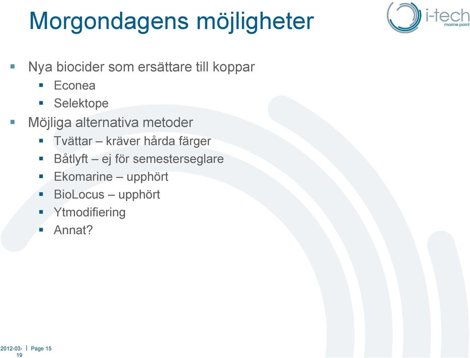 kräver hårda färger Båtlyft ej för semesterseglare Ekomarine